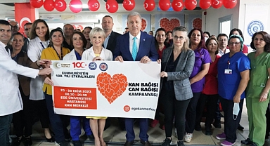 Ege Üniversitesiden “100. Yıl Kan Bağışı Can Bağışı Kampanyası”