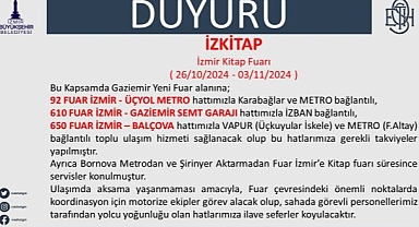 ESHOT, Kitap Fuarı’na ulaşımı kolaylaştıracak