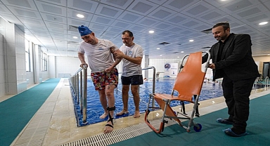 Suyun iyileştirici gücüyle engeller aşılıyor