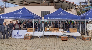 Büyükşehir’den afetzede arıcılara can suyu