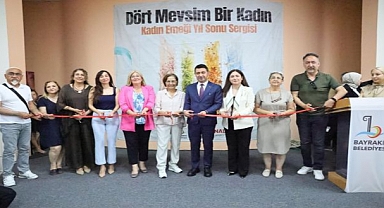 Bayraklı’nın üreten kadınları eserlerini sergiledi