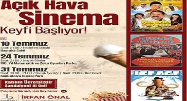 Bayraklı’da açık hava sinema günleri başlıyor